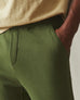 Men's French Terry Straight Pant - Chive